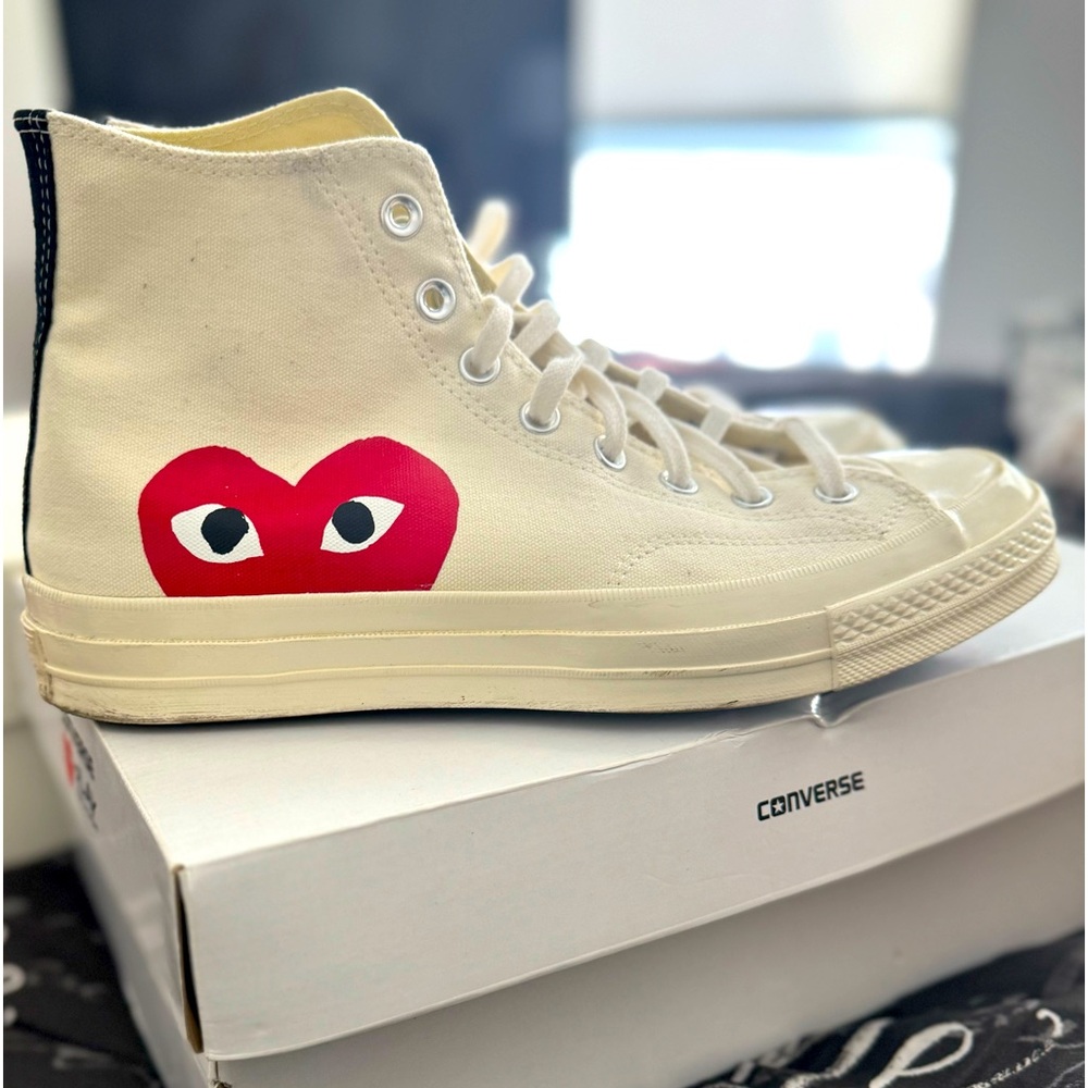 High top Vintage play Comme sneakers